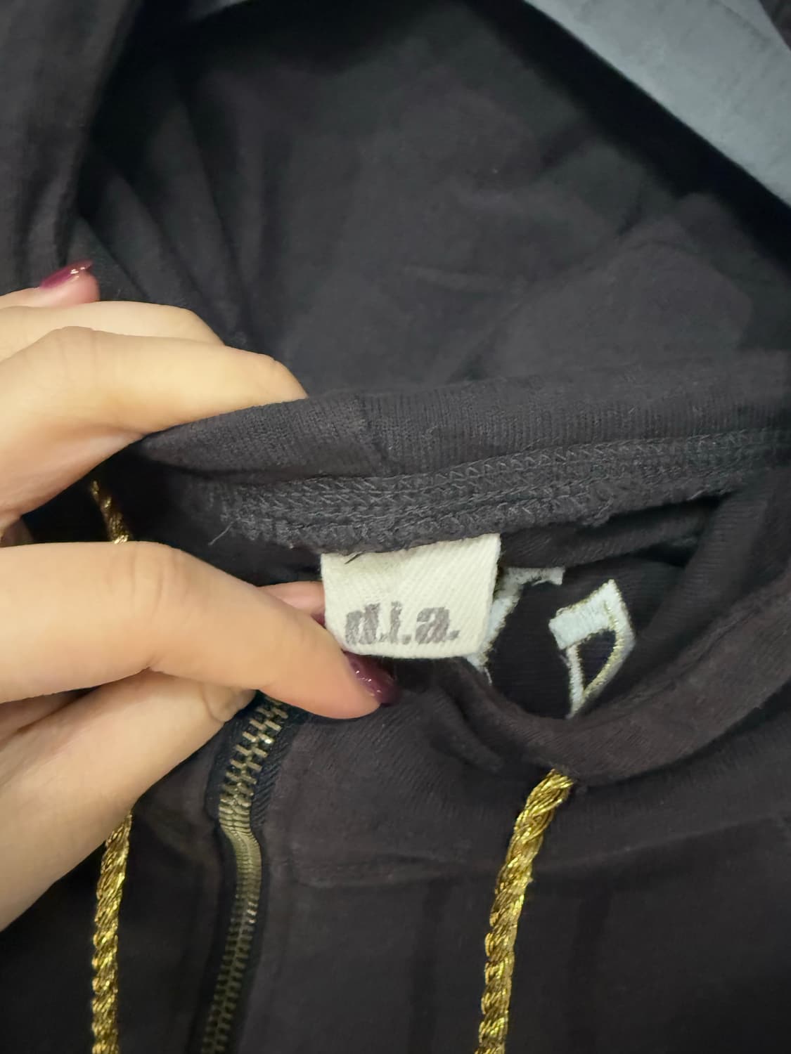 D.I.A back lettering 2-way hood zip-up 상품이미지10