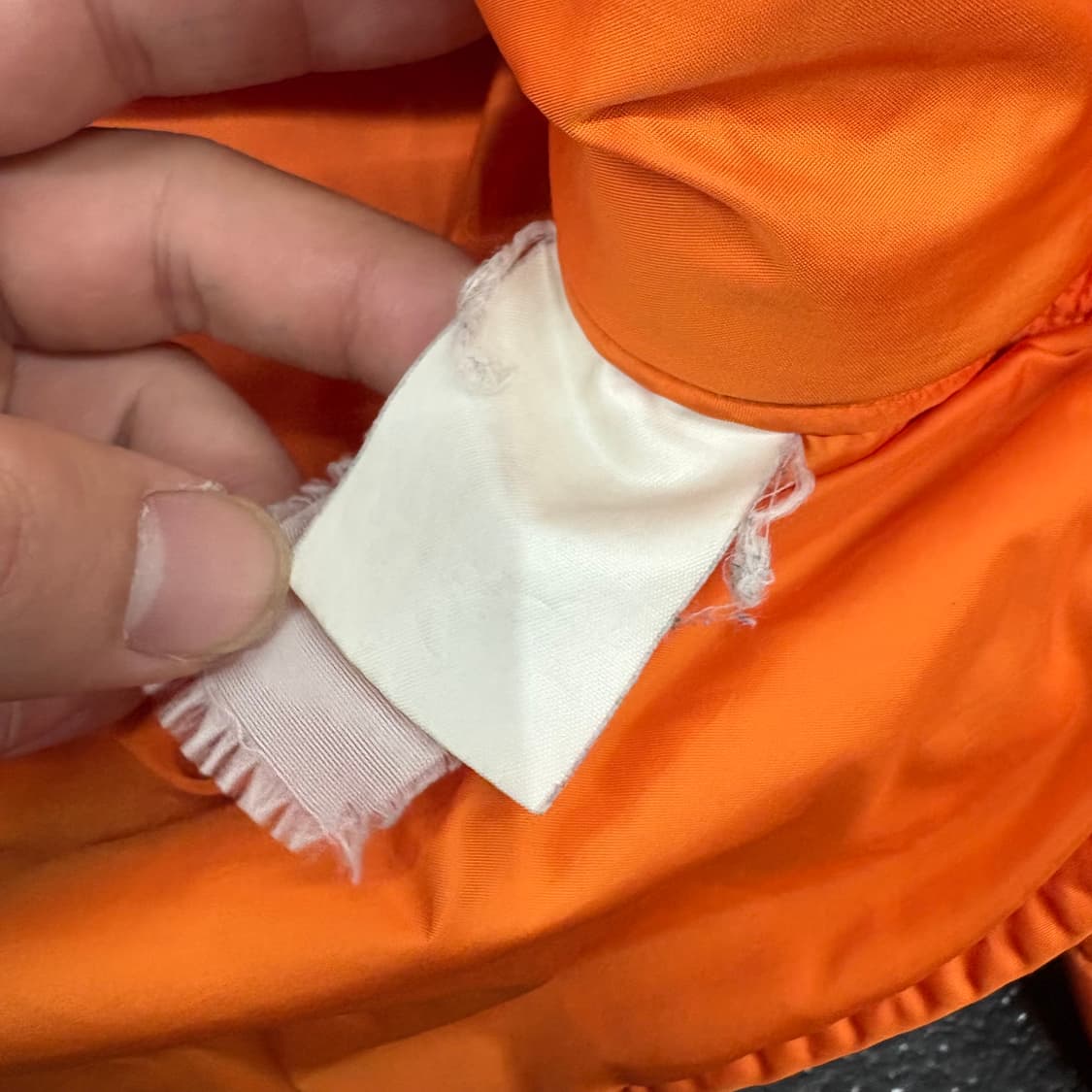 (100)폴로 랄프로렌 오렌지 퀼팅 자켓 상품이미지6