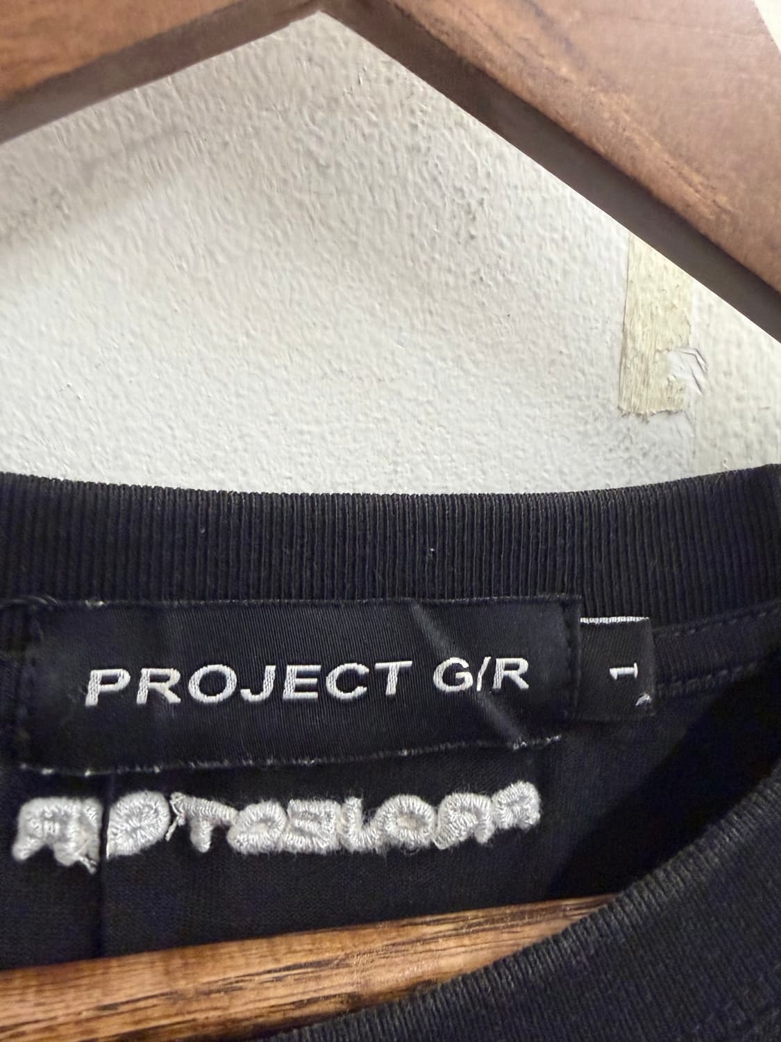 N73. PROJECT GR MindSlaughter 반팔 티셔츠 블랙 상품이미지2