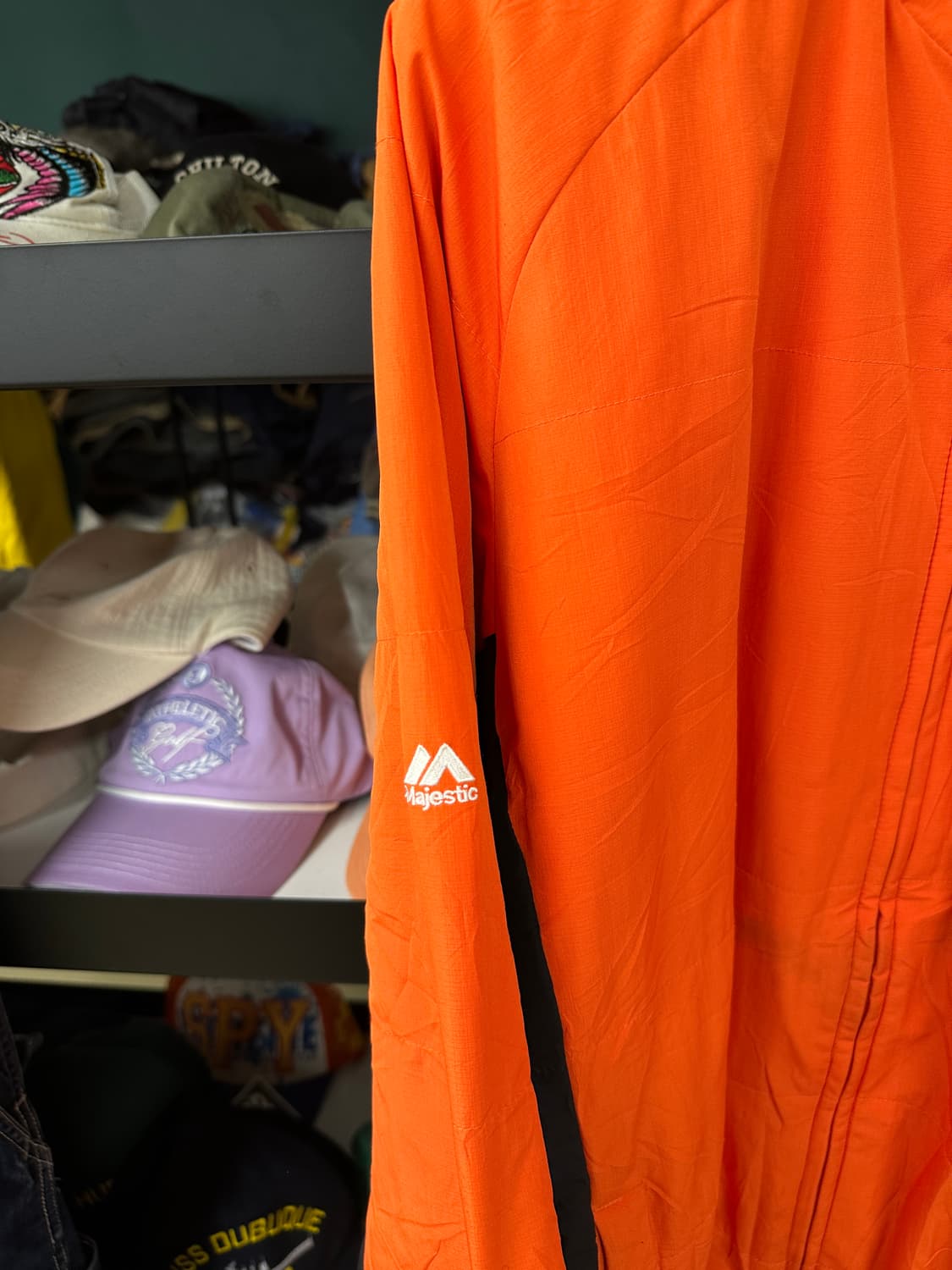 마제스틱) 기모 바람막이 자켓 야구점퍼 L 상품이미지6