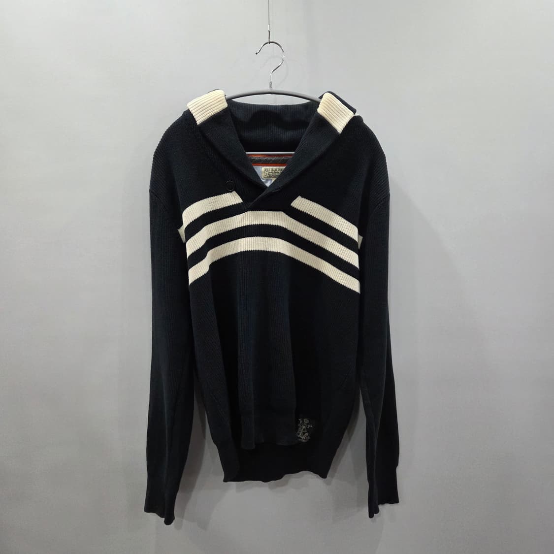 폴로진스 숄카라 스트라이프 니트 XL  상품이미지1