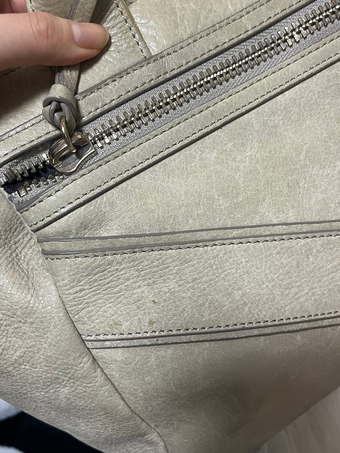 vintage leather studded shoulder bag 상품이미지5