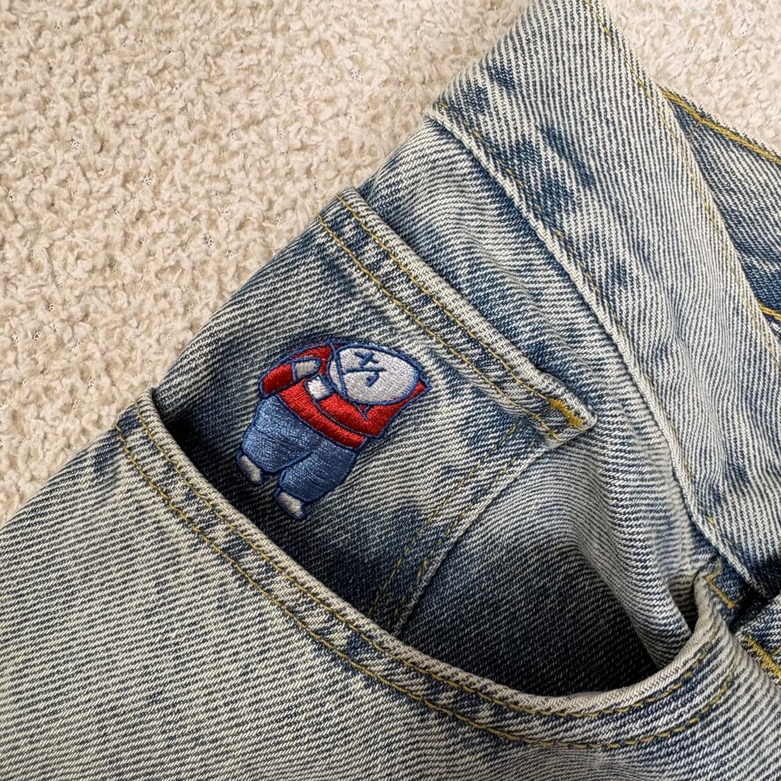 [M] Polar Skate Co 빅보이팬츠 라이트블루 구버전 상품이미지4