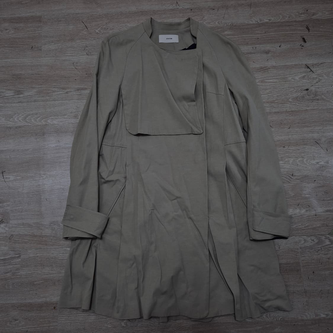 시스템 여성 레이온 트렌치코트 82-94-160 상품이미지1