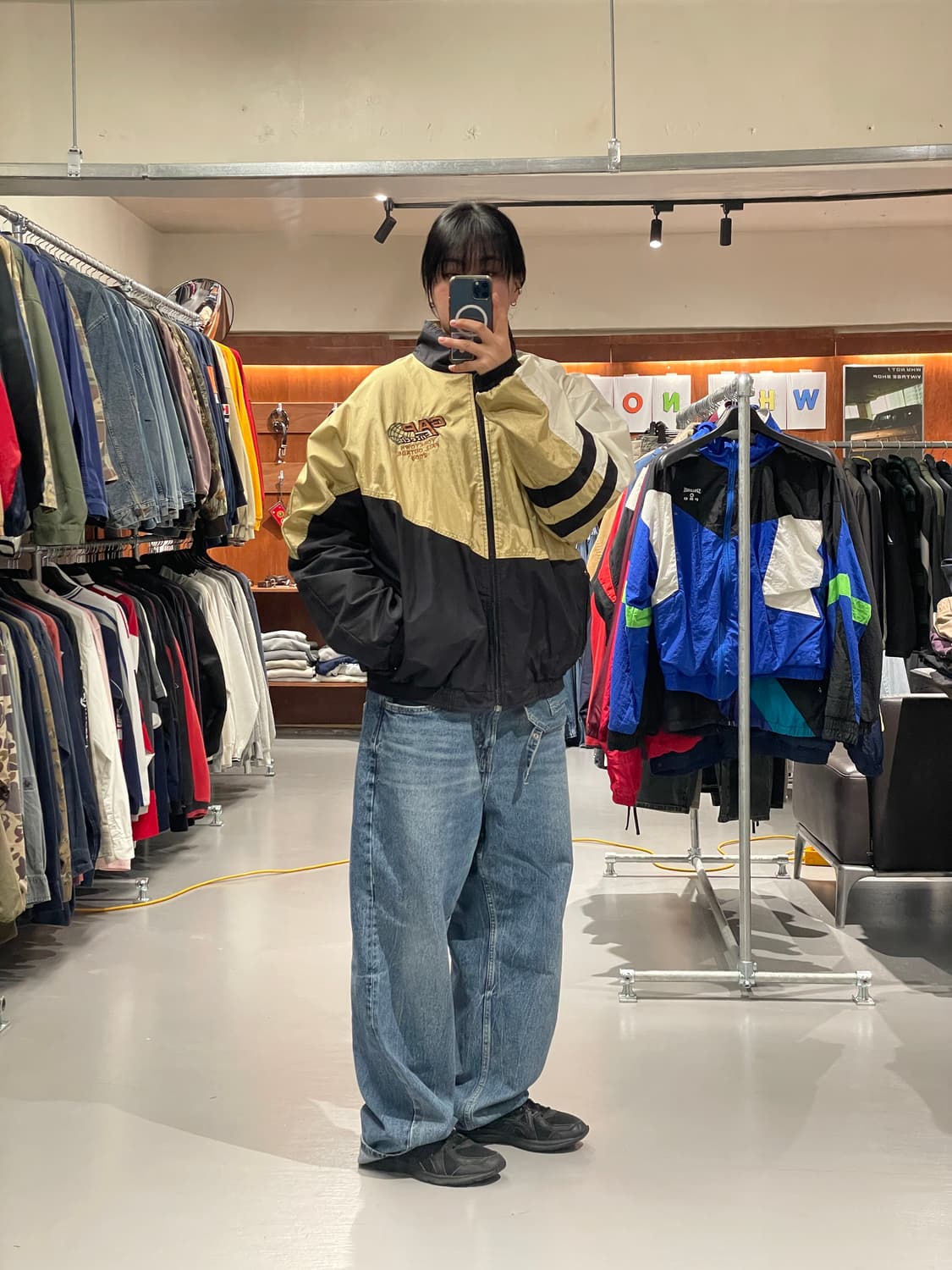 빈티지 올드스쿨 바람막이   상품이미지6