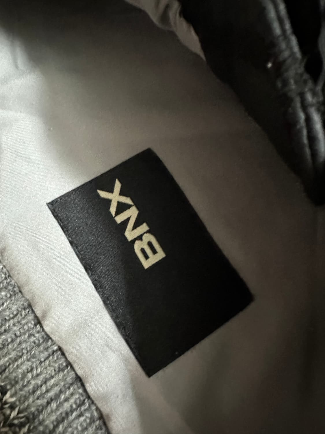 BNX 패턴 니트 집업 상품이미지4