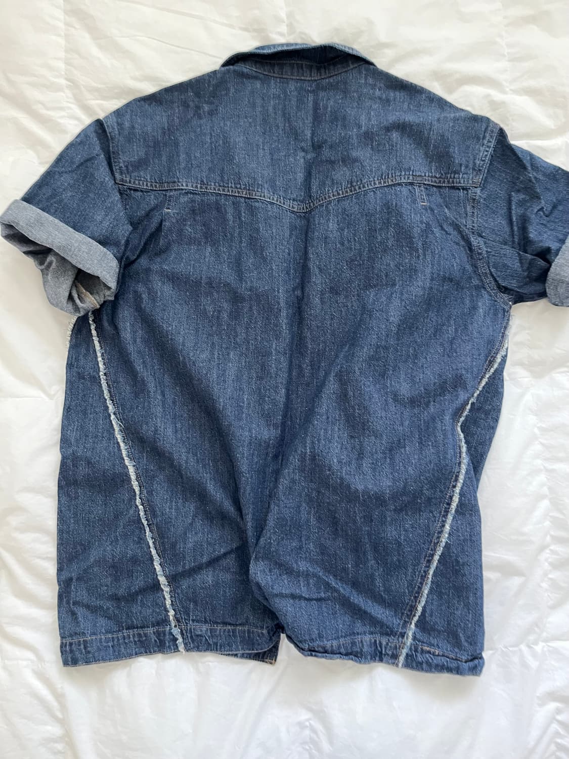 인사일런스 데님 하프셔츠 INSILENCE DENIM HALF SHIRT 상품이미지3