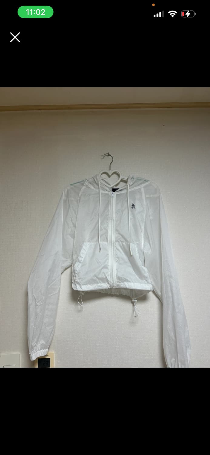 브라운 브레스 크롭 바람막이 상품이미지1