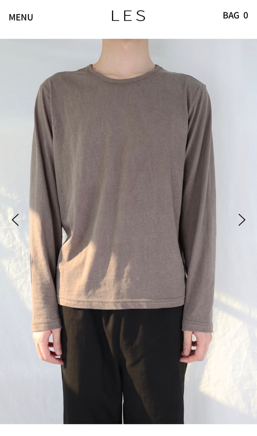 레스 테일러드 롱슬리브 브라운 1  상품이미지1