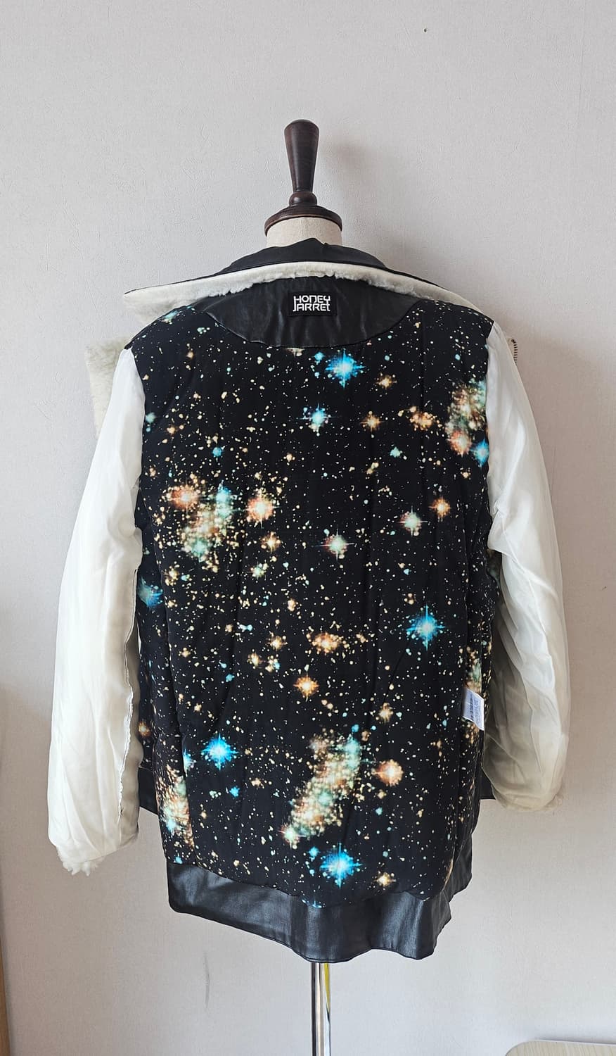 청담디자이너 블랙 레더 시어링 무스탕 자켓 / 스트릿 무드 상품이미지7