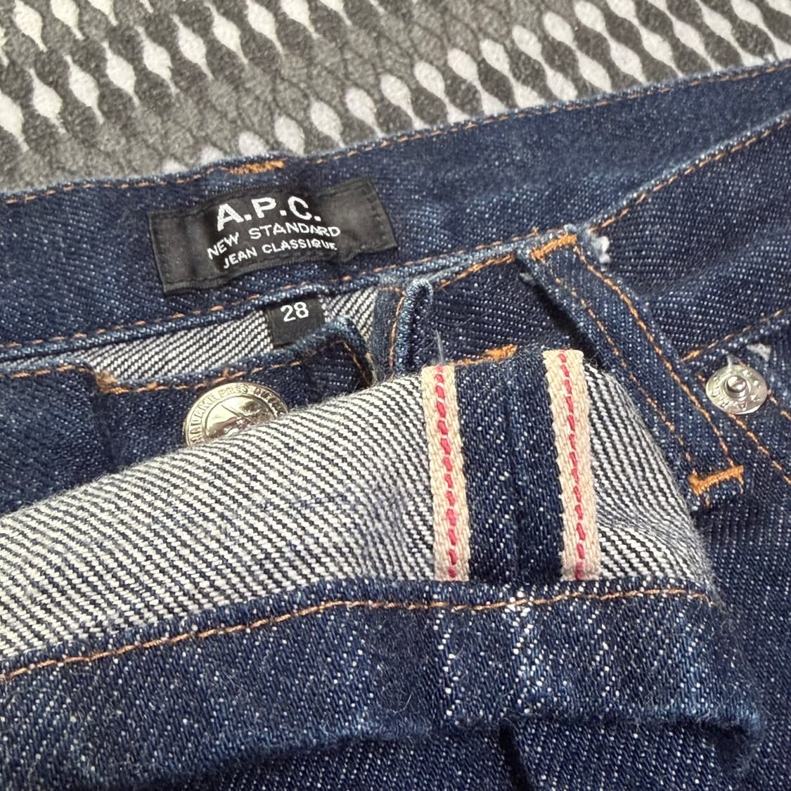 아페쎄(A.P.C.) 데님 셀비지 진 28 상품이미지4