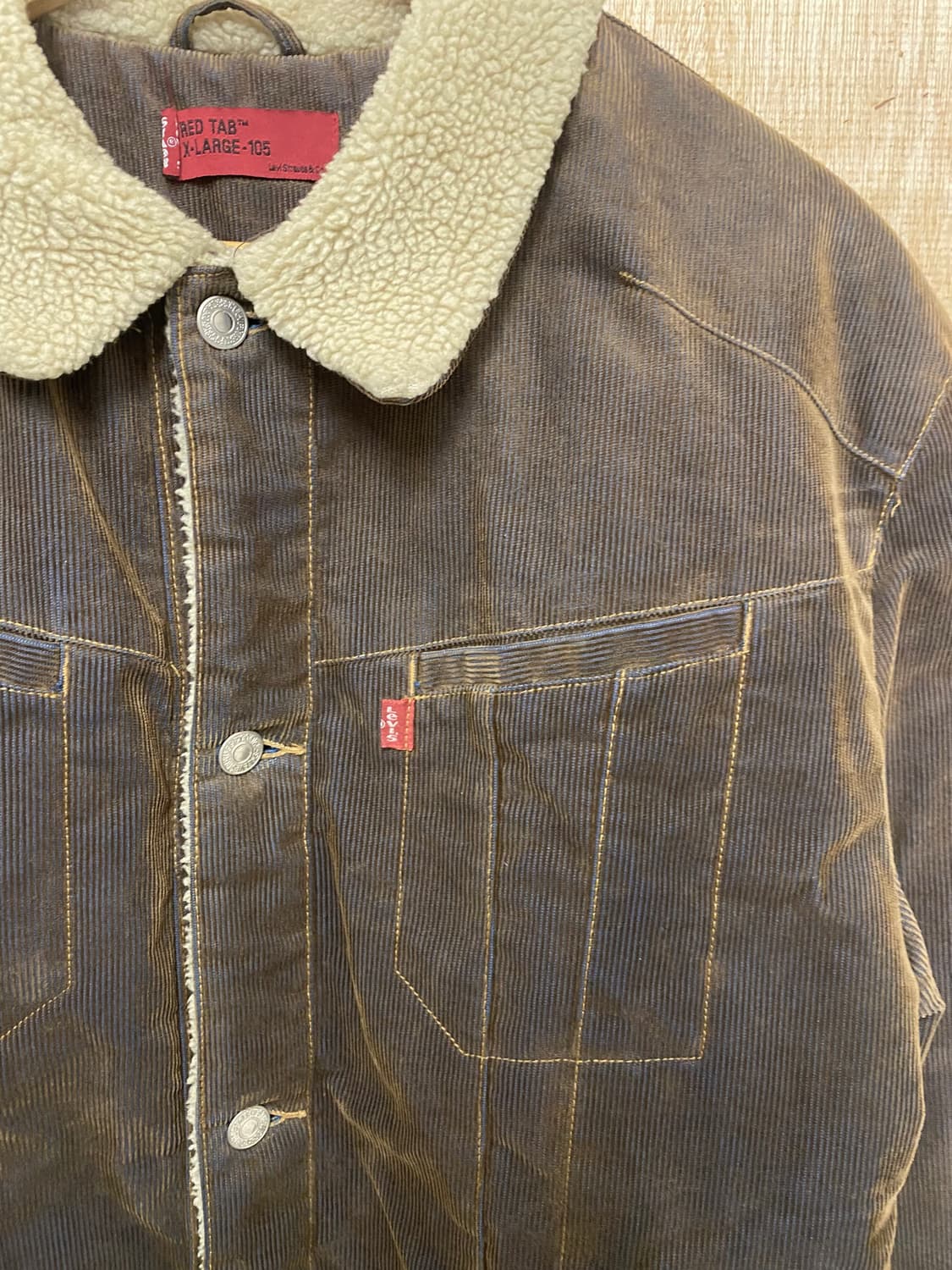 00's LEVI'S corduroy sherpa jacket 리바이스 상품이미지6