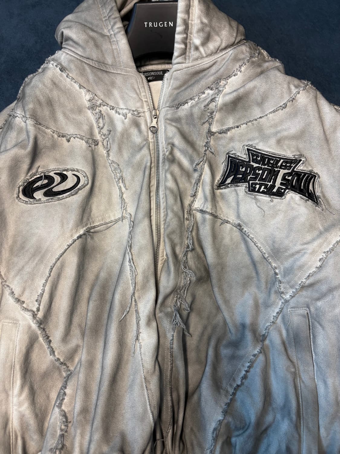 Personsoul 더티워싱 패딩 상품이미지2