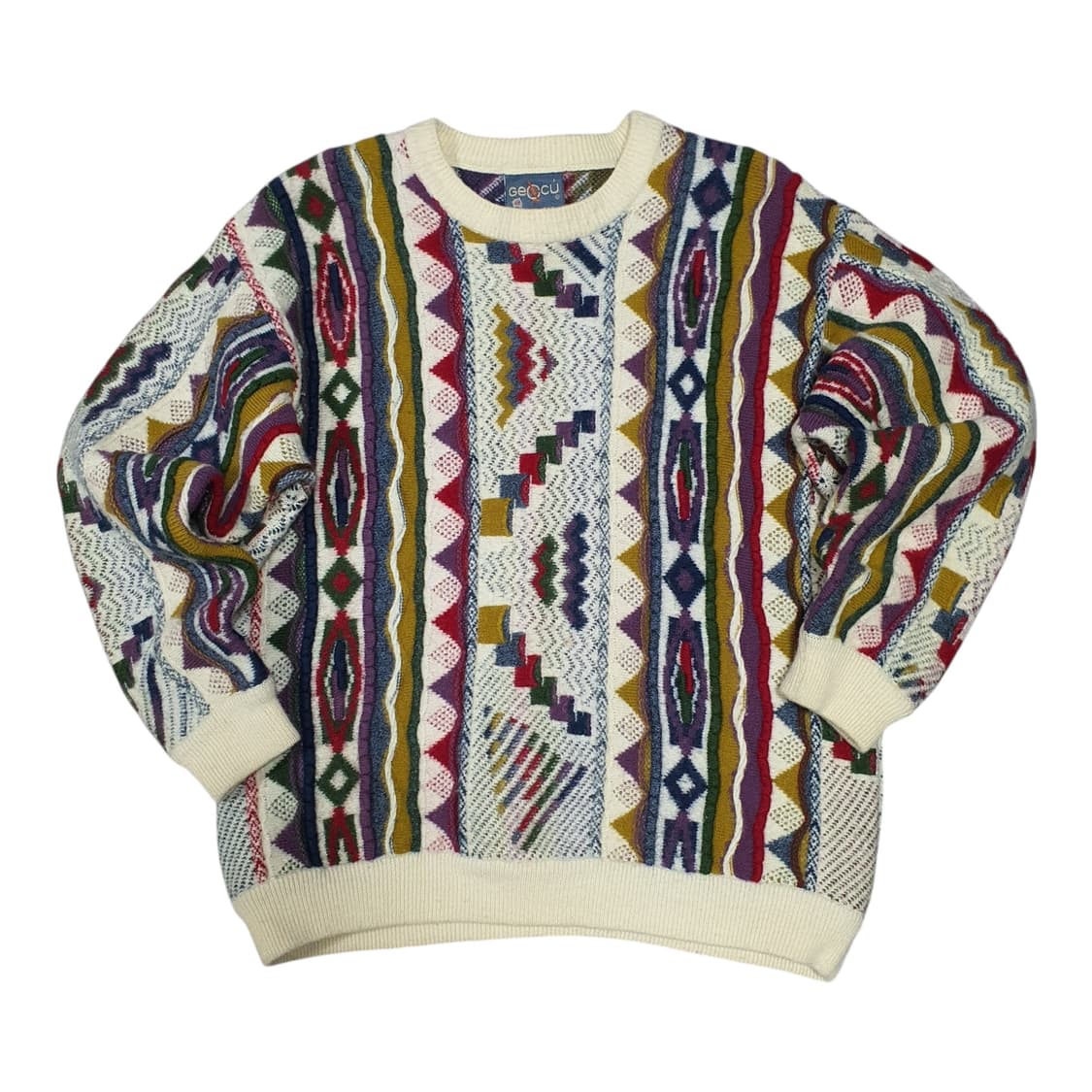 ✨ (바배) GECCU 케이블 니트 맨투맨  상품이미지1