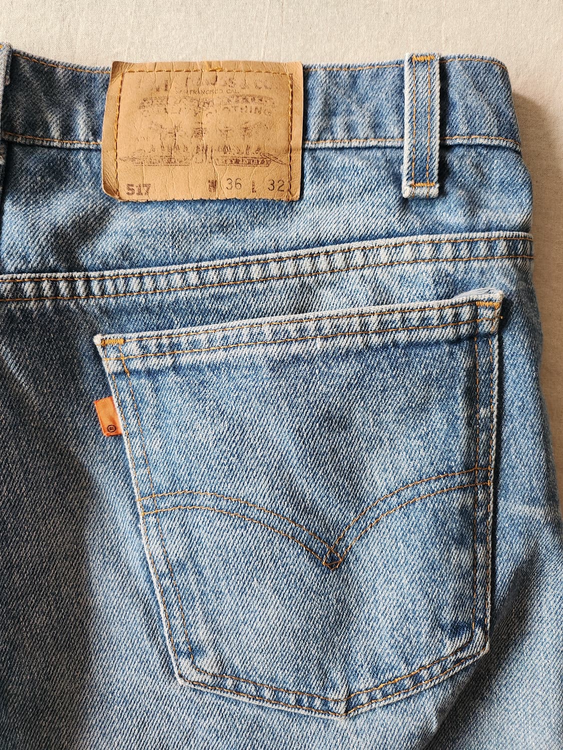 90s levis 517 Orange tab denim 상품이미지5