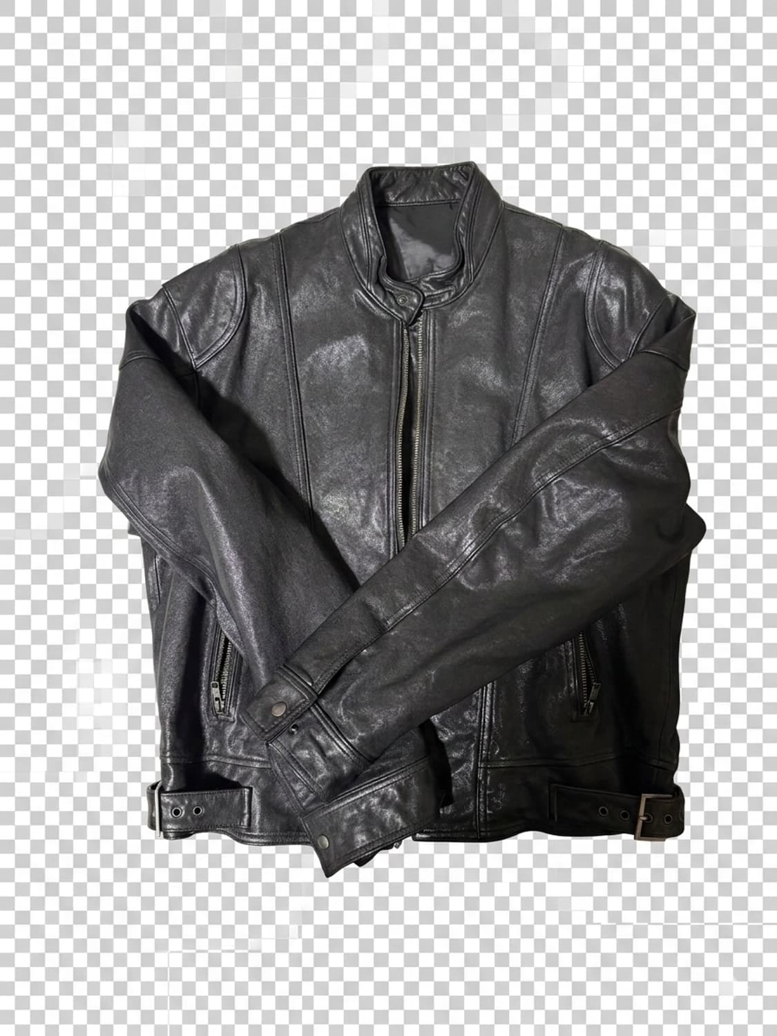 엘무드 나이프램 레더자켓 46 상품이미지2