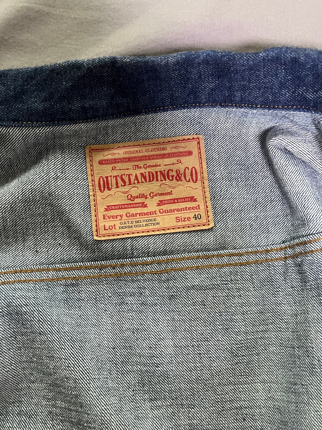 아웃스탠딩 데님자켓 상품이미지3