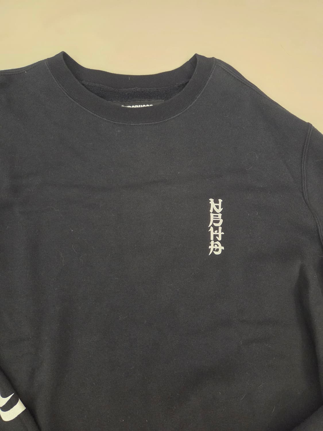 [새상품] 네이버후드 레터 기모 맨투맨 상품이미지2