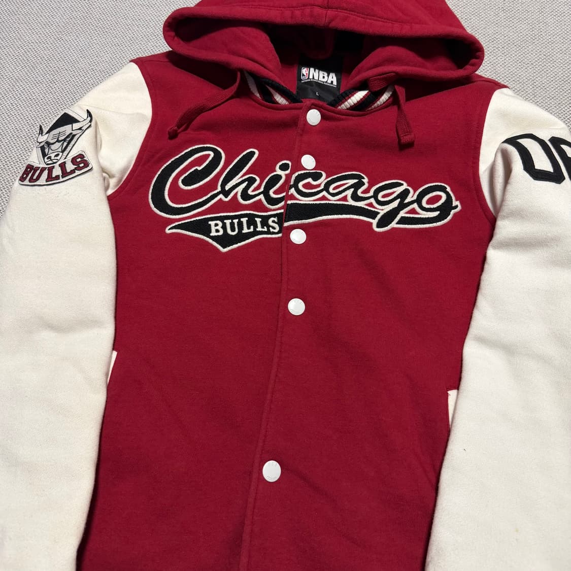 NBA 시카고 불스 빅로고 바시티 자켓 상품이미지3