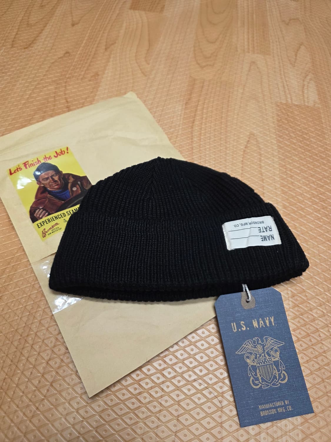 브론슨 숏비니 모자 (블랙) ㅡ와치캡 모자 상품이미지1