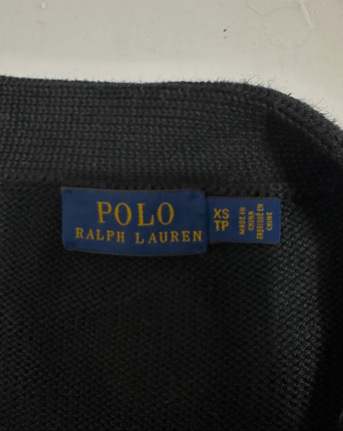 폴로 랄프로렌 바시티 패치 블랙 가디건 상품이미지6