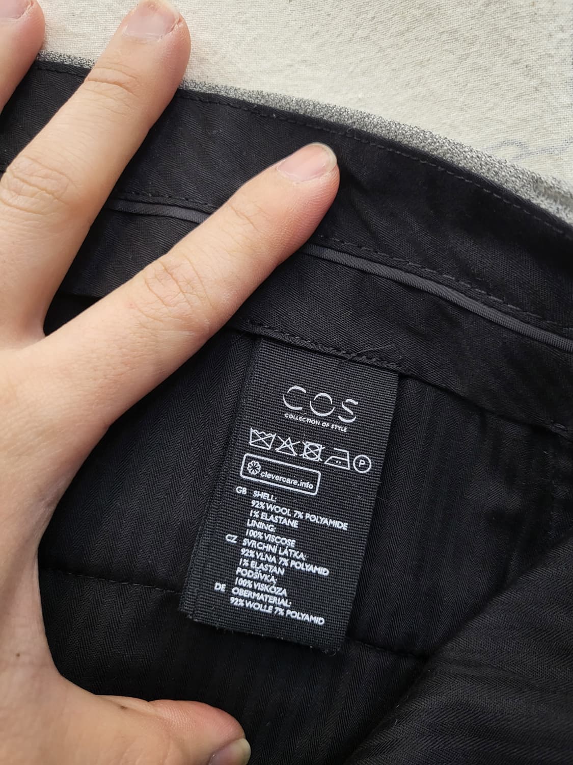 COS 그레이 자켓 셋업 상품이미지8