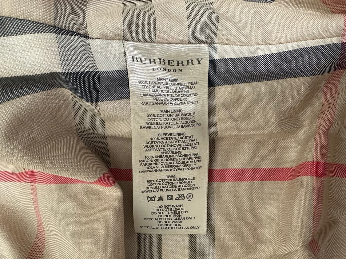 버버리 봄버 가죽 자켓 상품이미지7