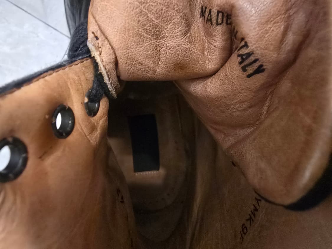 GOMMUS이탈리아 빈티지 레더 하이탑 부츠 상품이미지8