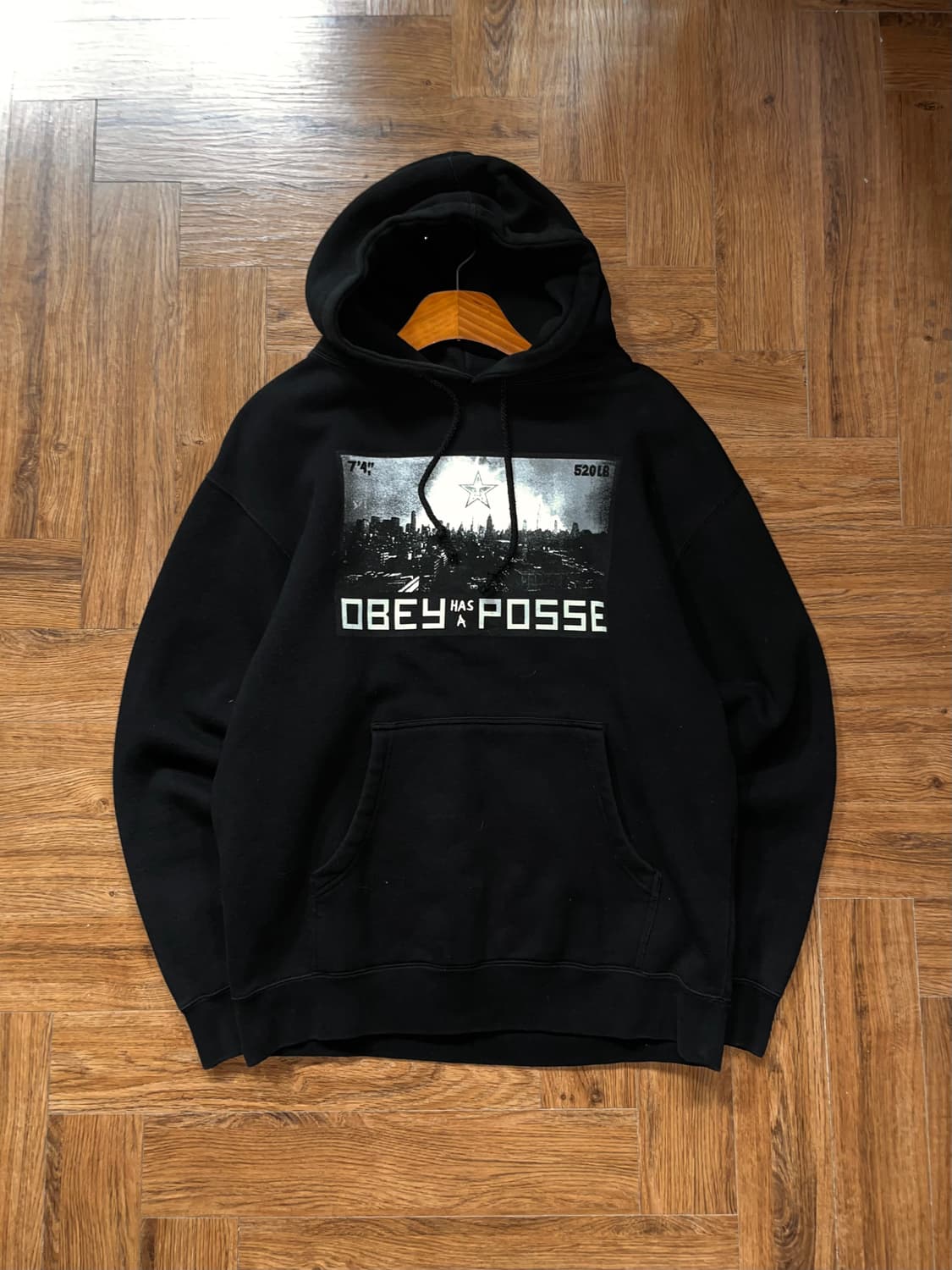 오베이 프린팅 후드티 상품이미지3