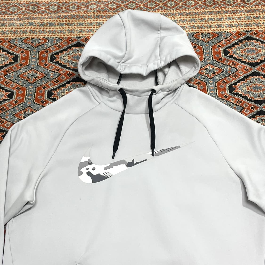 나이키 스우시로고 테크팩 그레이 기모 후드티 남성L 상품이미지2