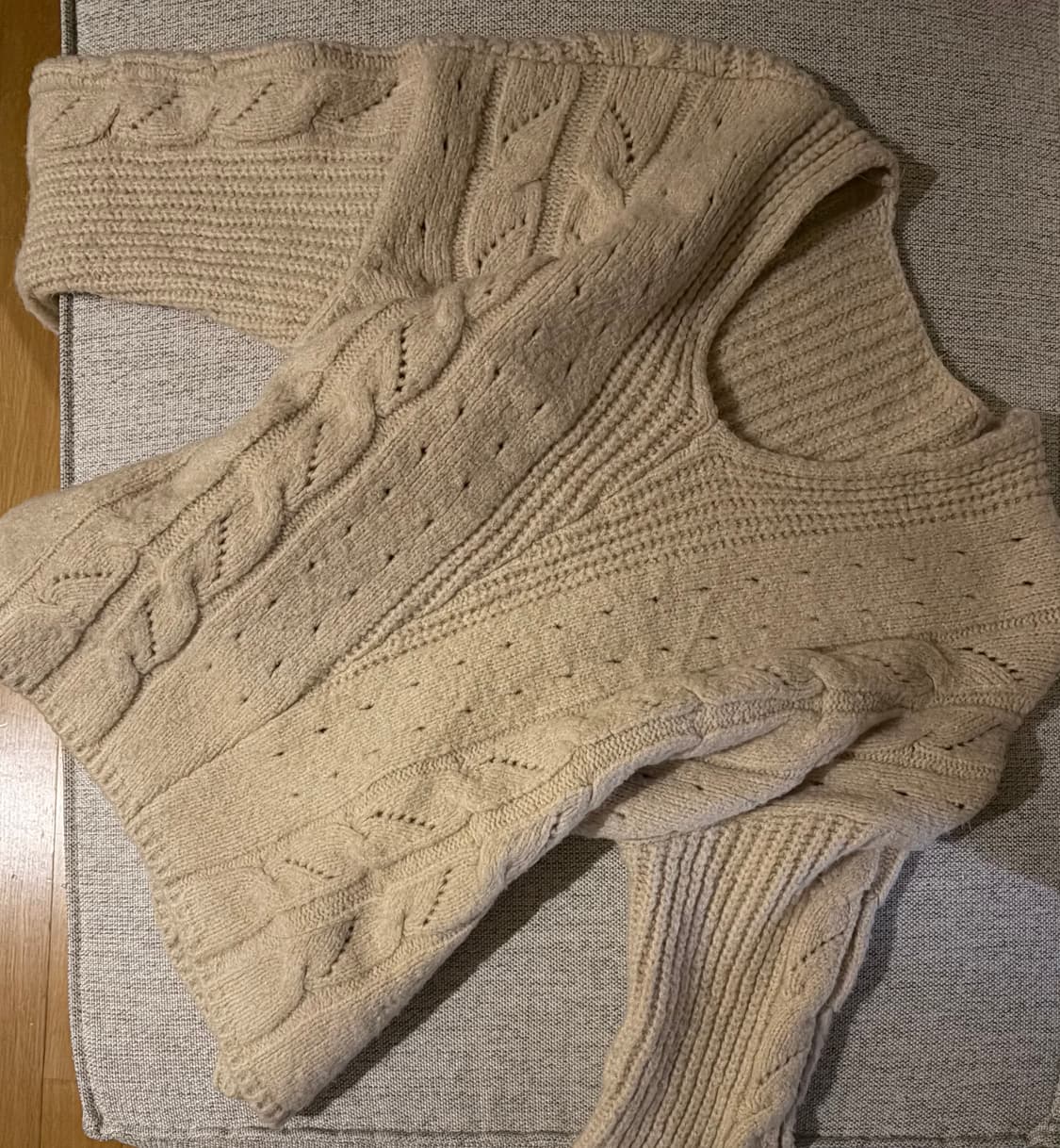 빈티지 뮤트 브라운 니트 상품이미지1