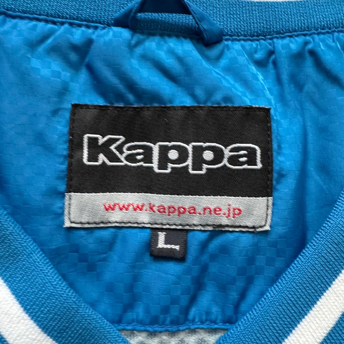 KAPPA 일본빈티지 나일론 바람막이 카파 축구유니폼 롱슬리브 L 100 상품이미지4