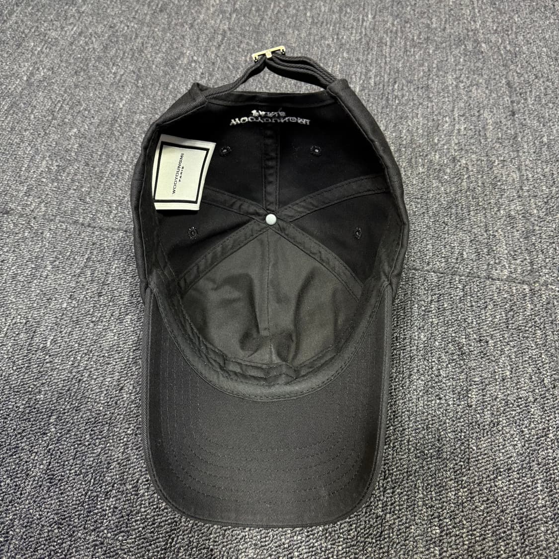 우영미 WYM 로고 볼캡 모자 상품이미지6