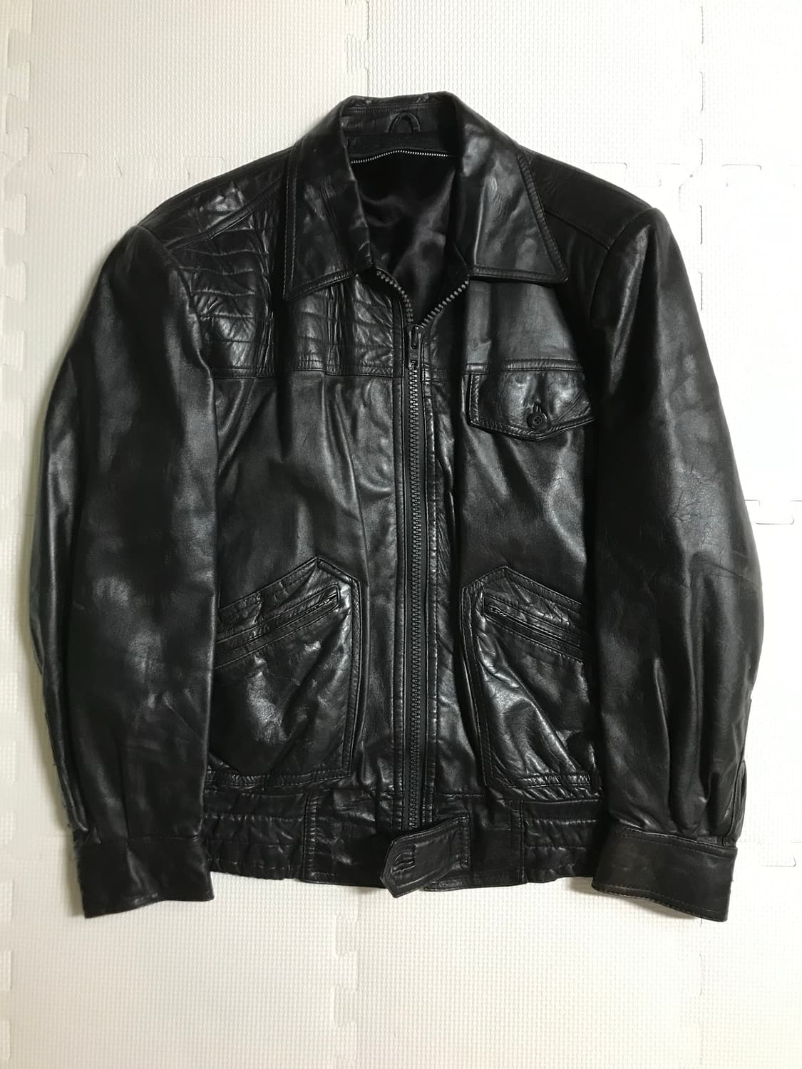 빈티지 레더 자켓 상품이미지2