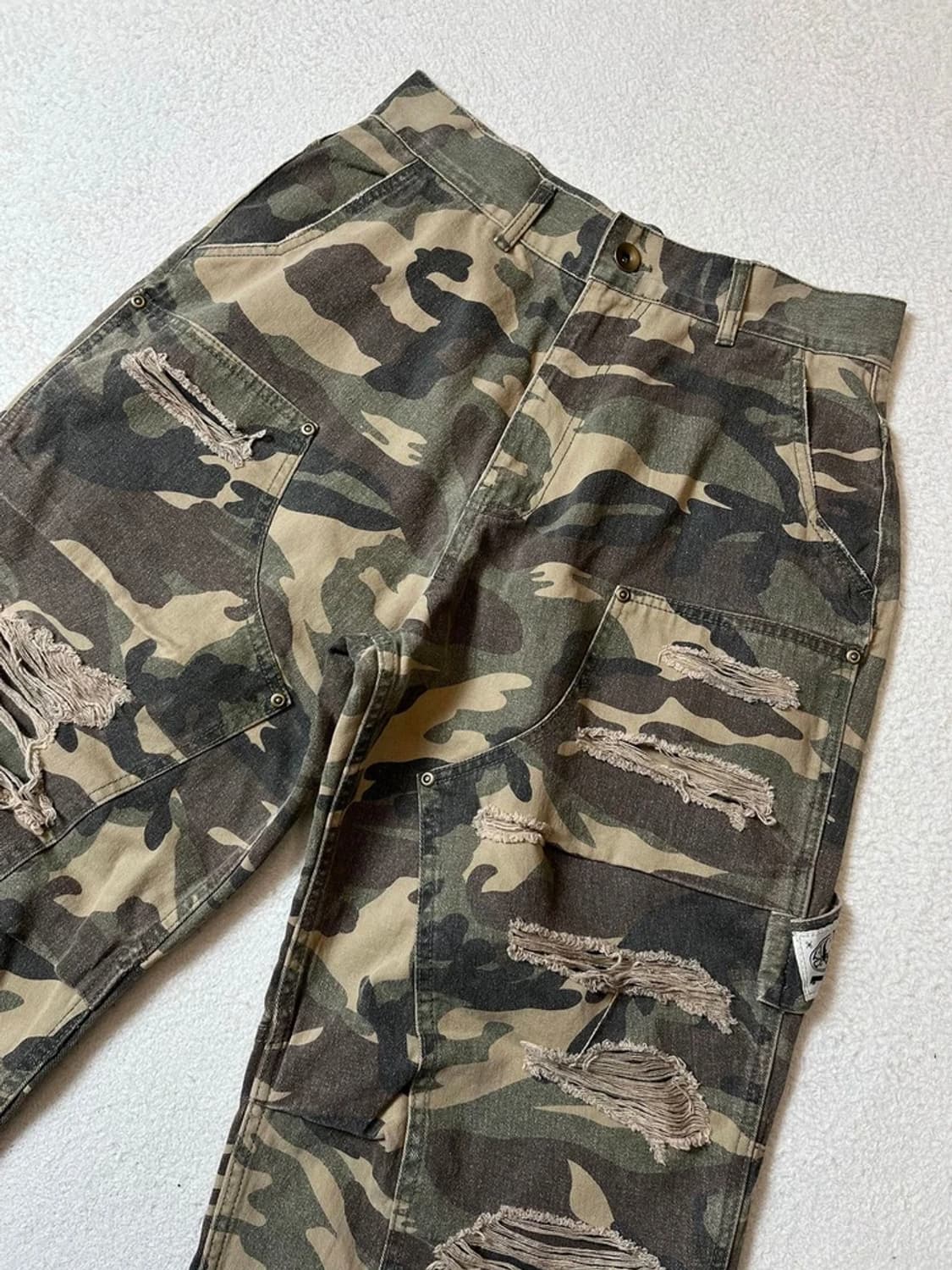 이티씨이 ETCE 24FW 더블니 디스트로이드 팬츠 PN7113 상품이미지3