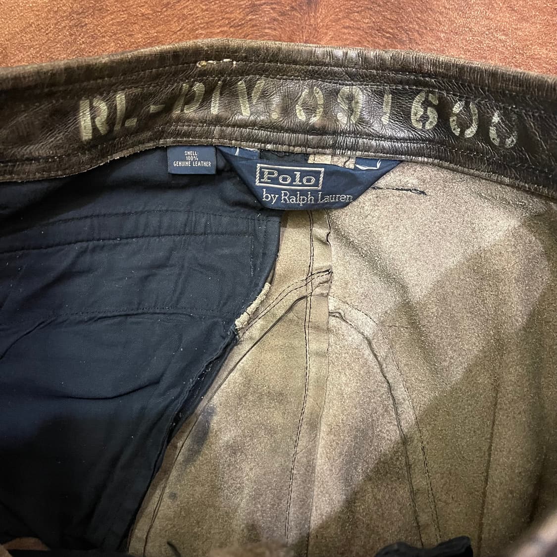 폴로 바이커 레더팬츠 상품이미지2