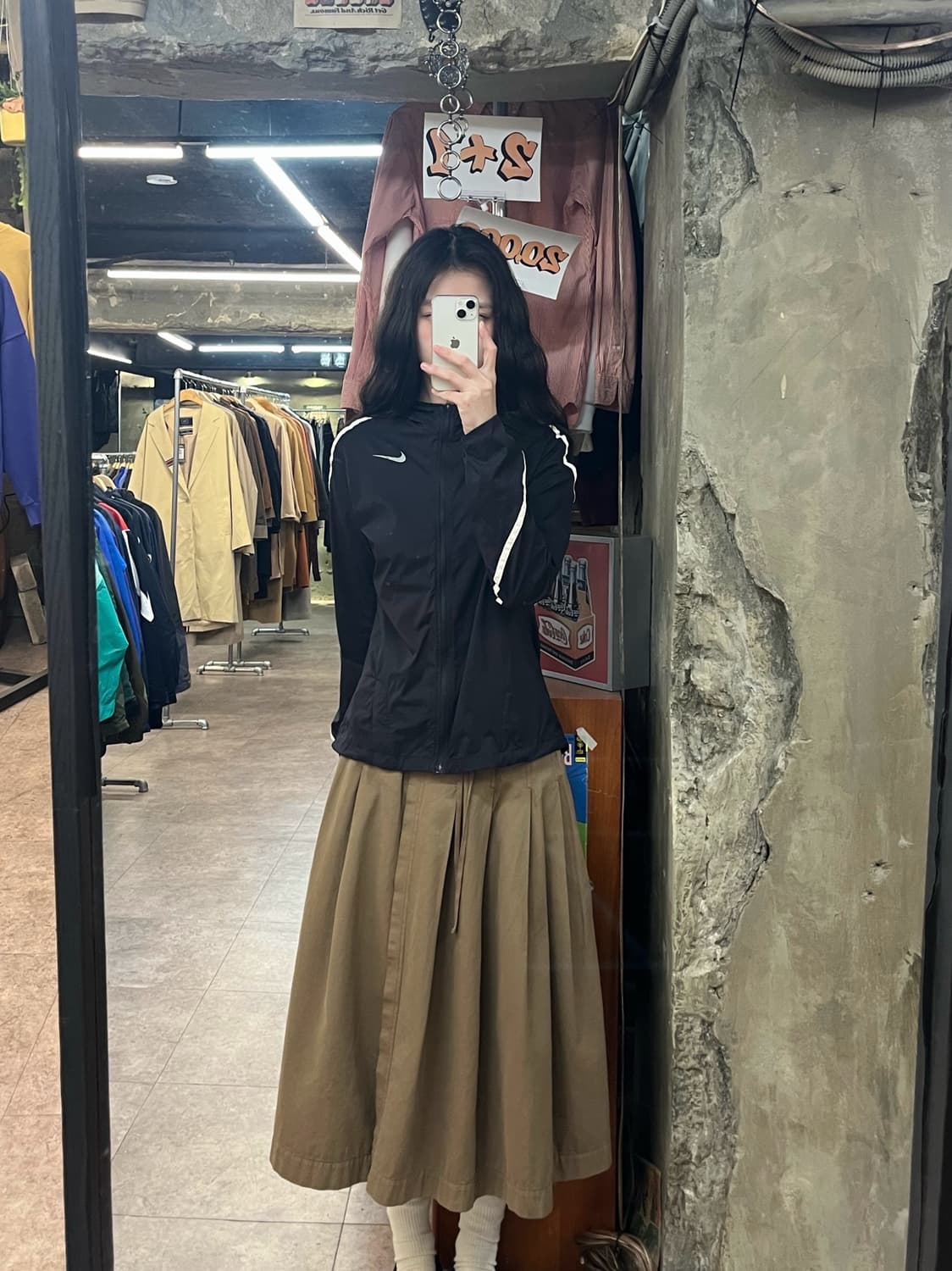 나이키 후드 바람막이 블랙 S #csz3404 상품이미지2