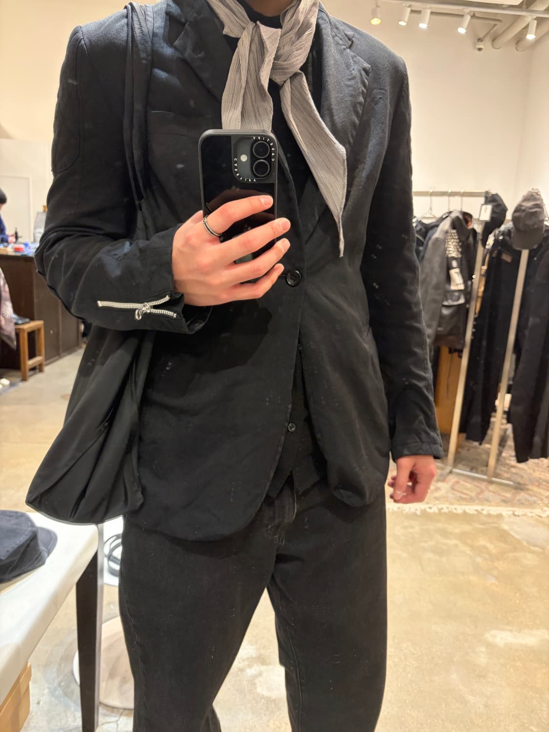 준야와타나베 꼼데가르송 바이커자켓 상품이미지1