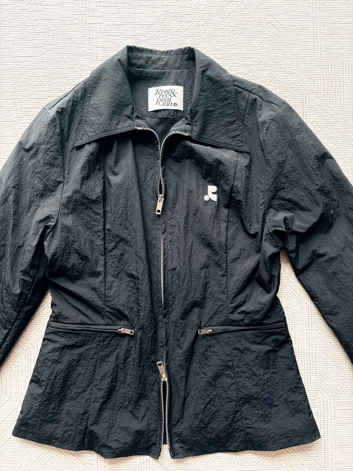 레스트앤레크레이션 TWO WAY ZIPPER NYLON JACKET 상품이미지4