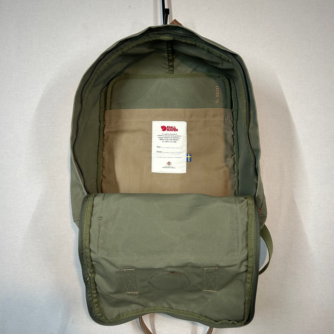 피엘라벤 칸켄 No.2 백팩 랩탑 가방 올리브 그린 상품이미지7