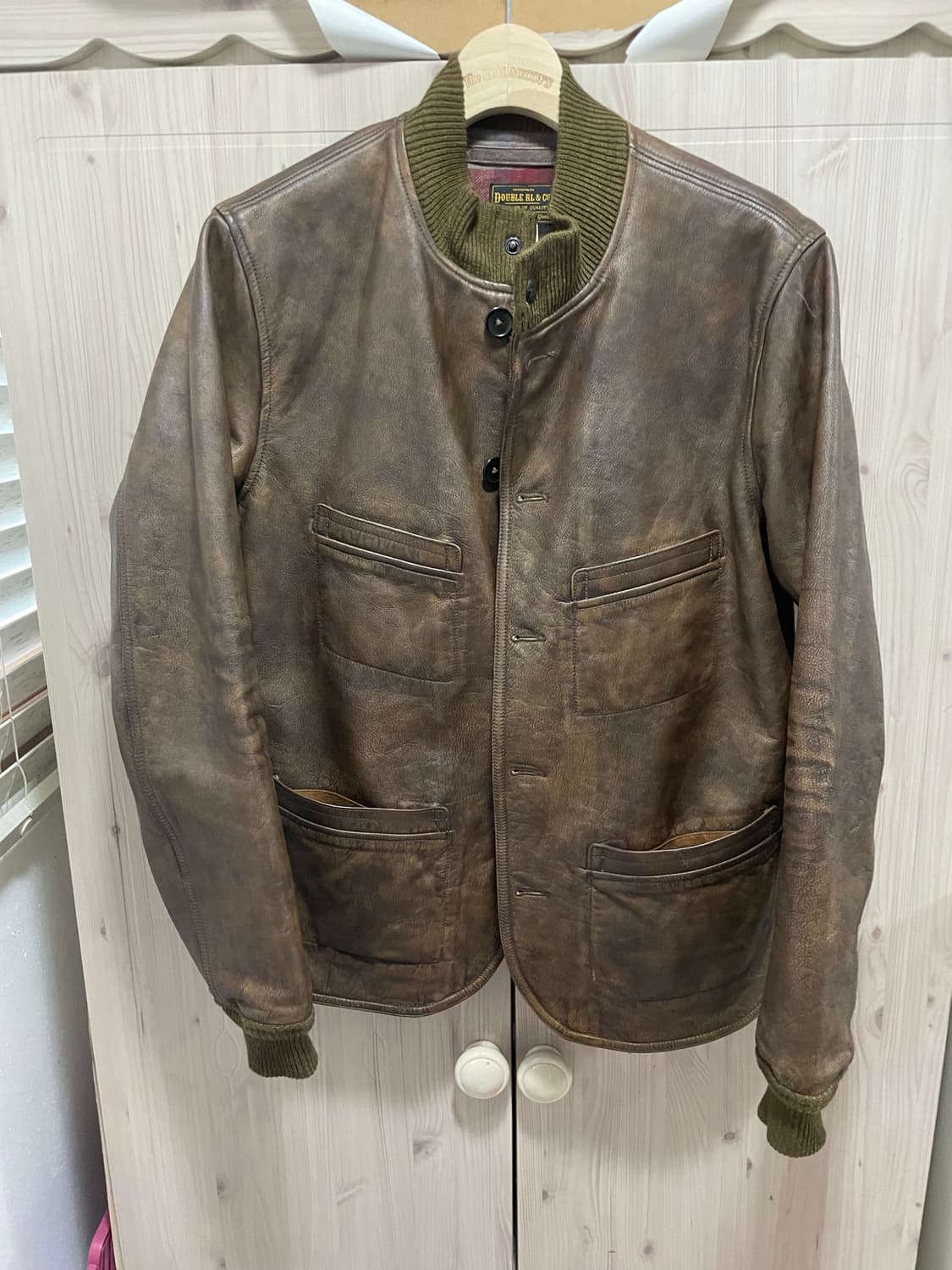 RRL 더블알엘 레더 카코트 S 상품이미지1