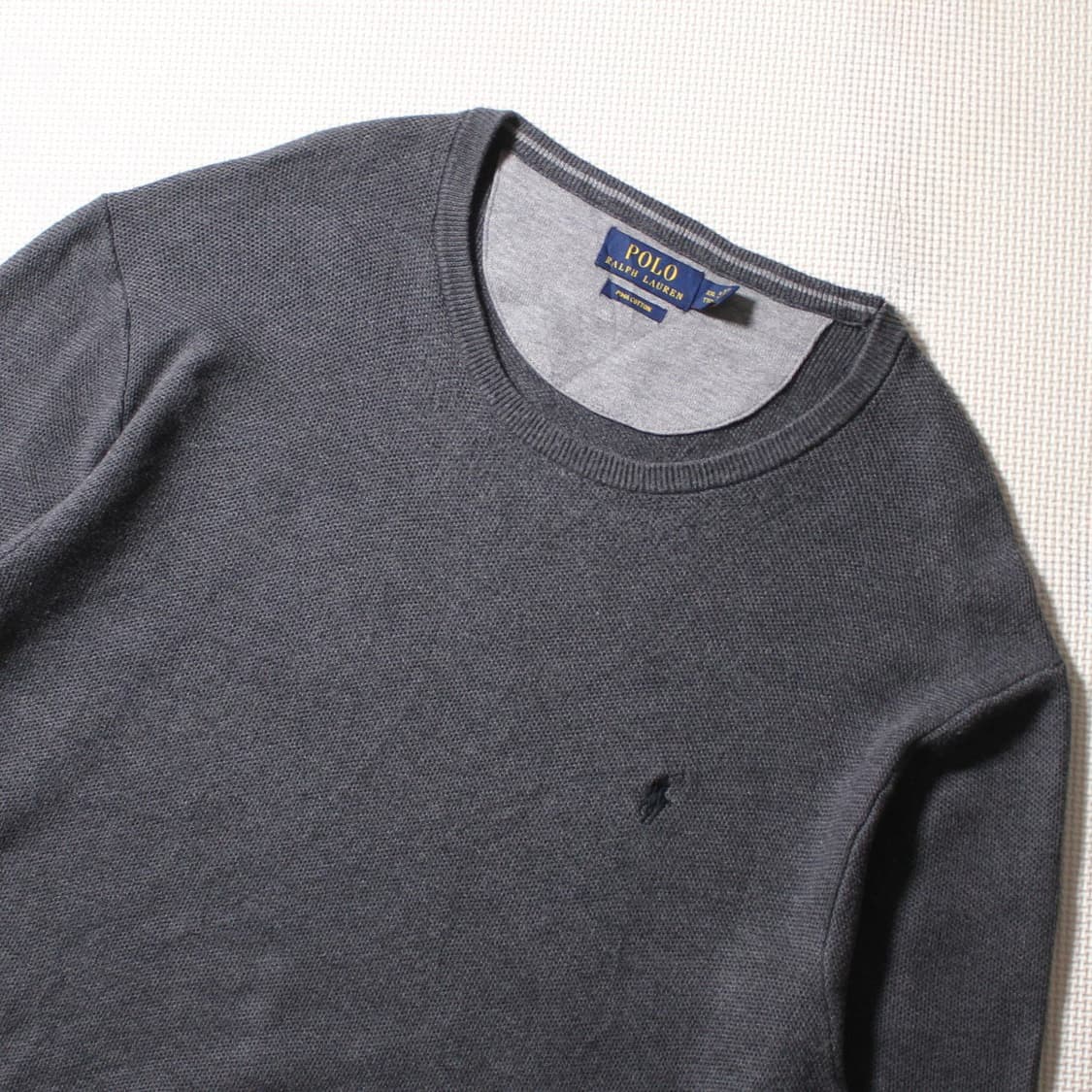 Polo 폴로 랄프로렌 그레이 라운드 니트 상품이미지3