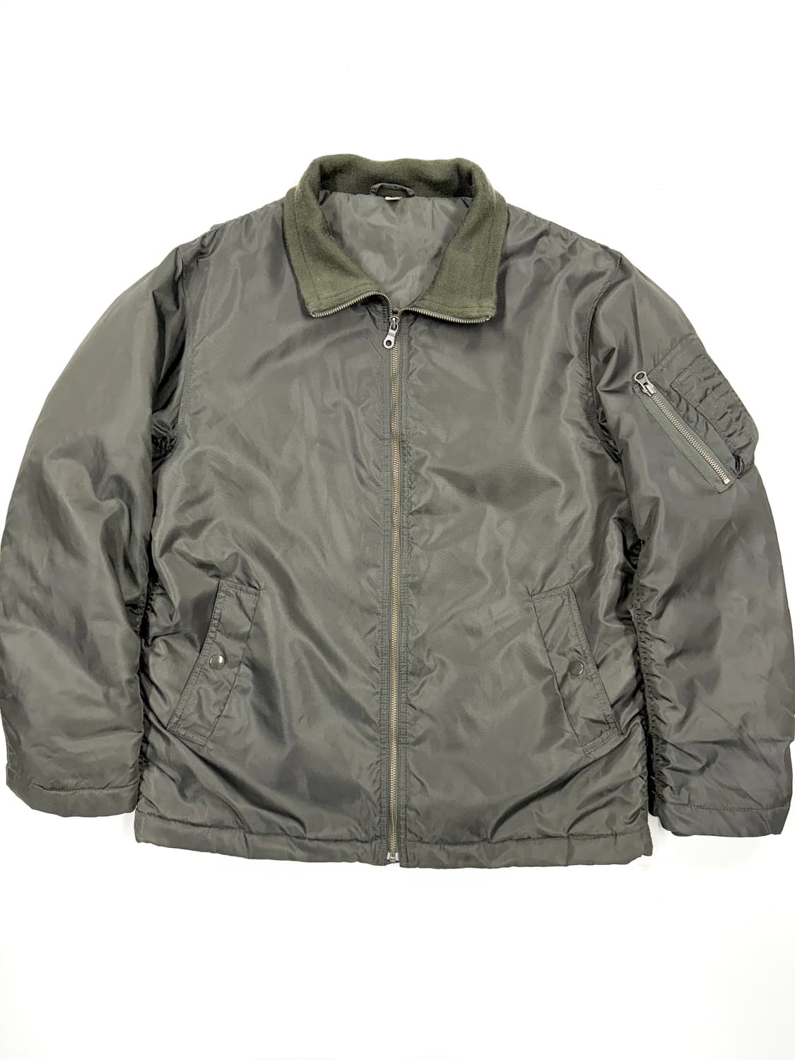 빈티지 유니클로 그레이 봄버자켓 상품이미지1