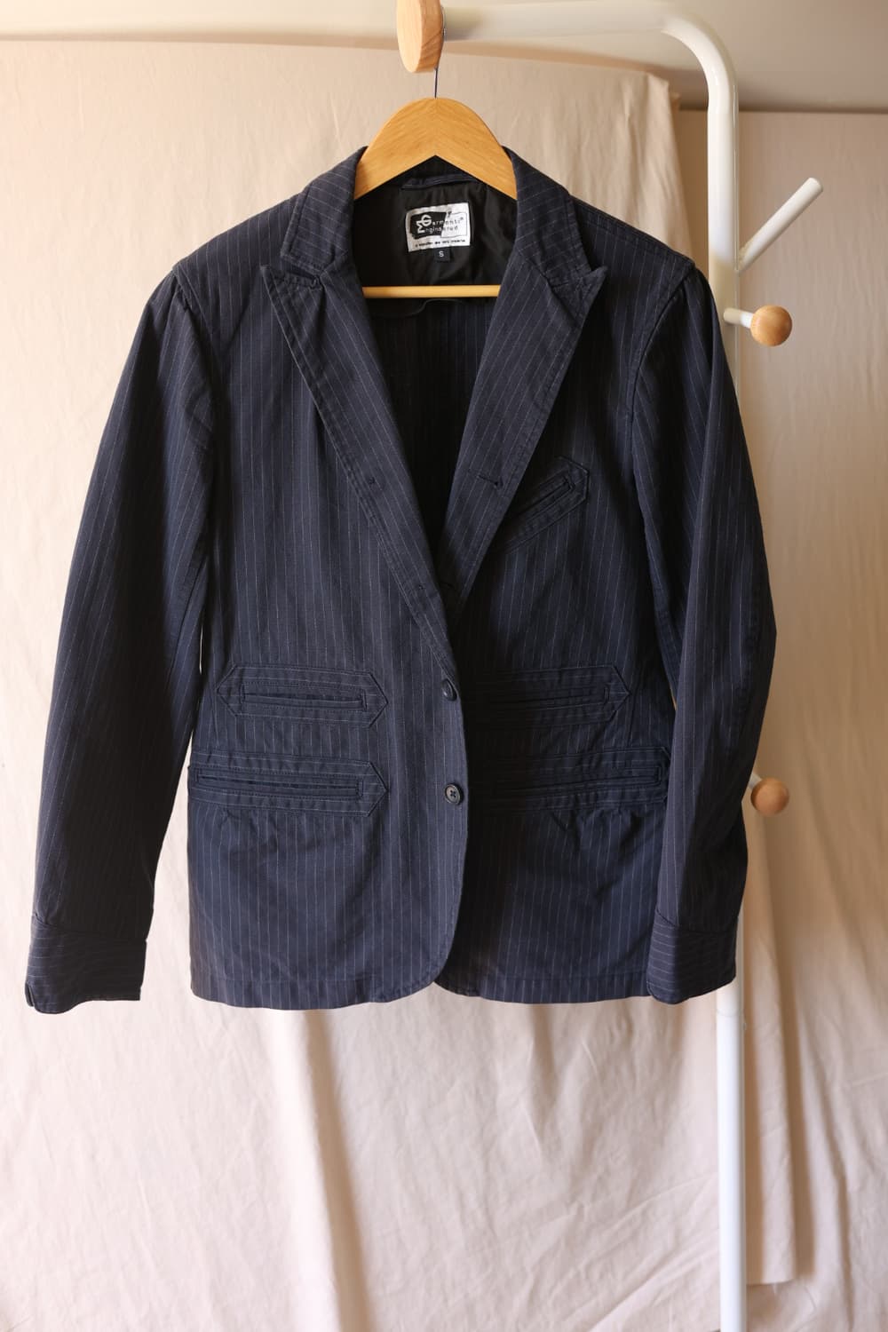 엔지니어드가먼츠 스트라이프 테일러드 자켓S 상품이미지1