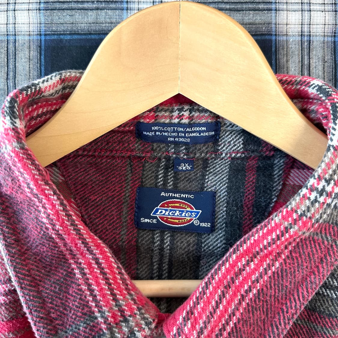 디키즈 빅사이즈 체크셔츠 3xl 상품이미지2