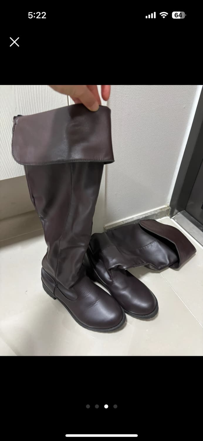 진격의거인 조사병단 부츠 기모 브라운 부츠 상품이미지3