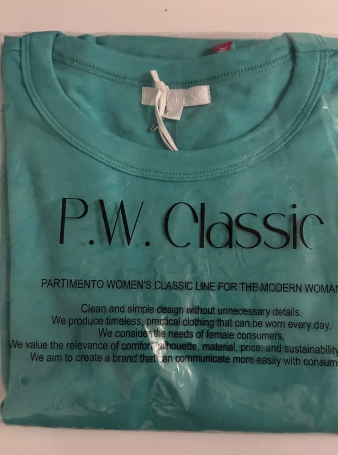 파르티멘토 우먼 pwc 베이비 티셔츠 상품이미지4