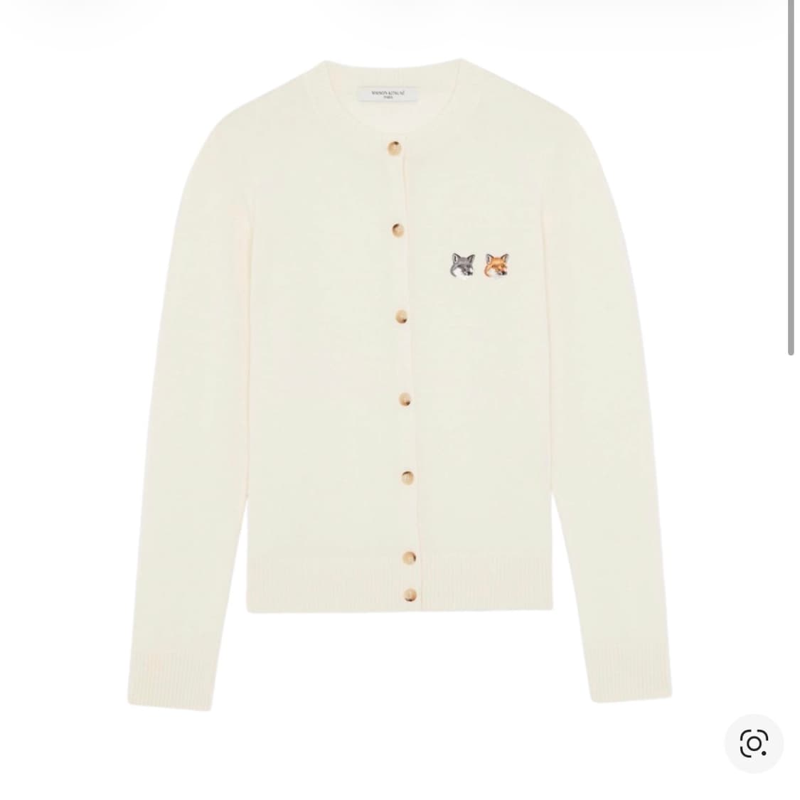 메종키츠네 더블폭스 라운드 가디건  상품이미지1