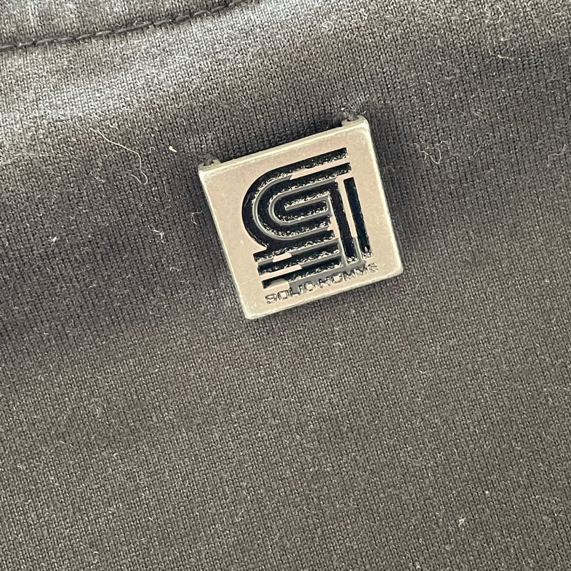 솔리드옴므 블랙 니트&코튼 반팔 티셔츠 상품이미지8