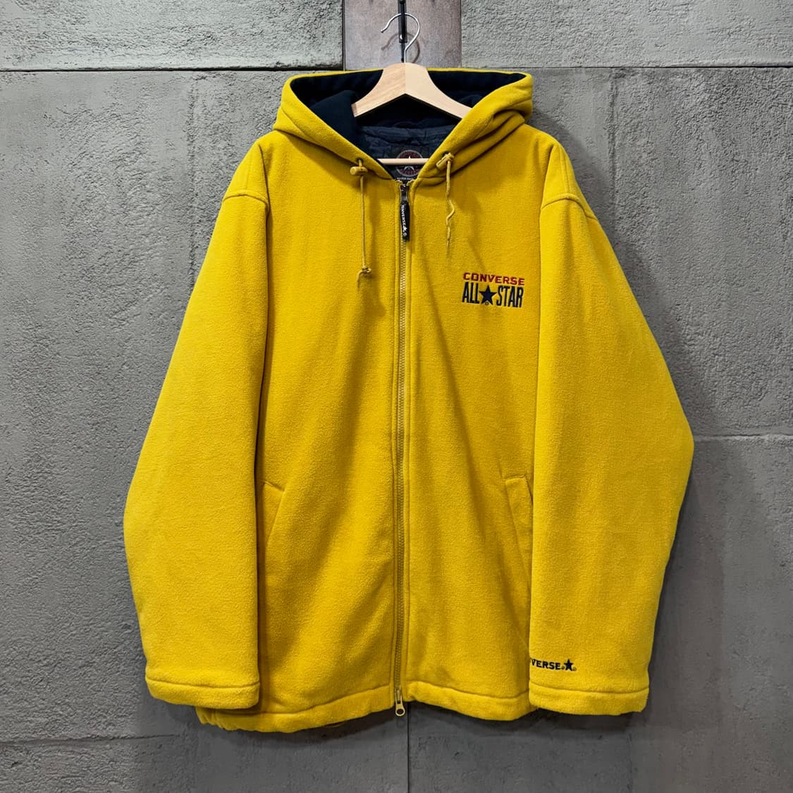 컨버스 올스타 일본판 후리스 후드 집업 (L)   상품이미지3
